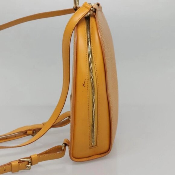 LOUIS VUITTON Epi Mabillon Backpack Yellow M52239 LV Auth 141386 - Picture 6 of 16